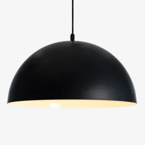Suspension minimaliste Hogni en noir