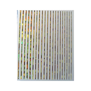 3D Silicone Stickers – Gold Holo