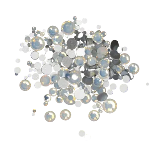 Strass multi tailles White 350 pièces